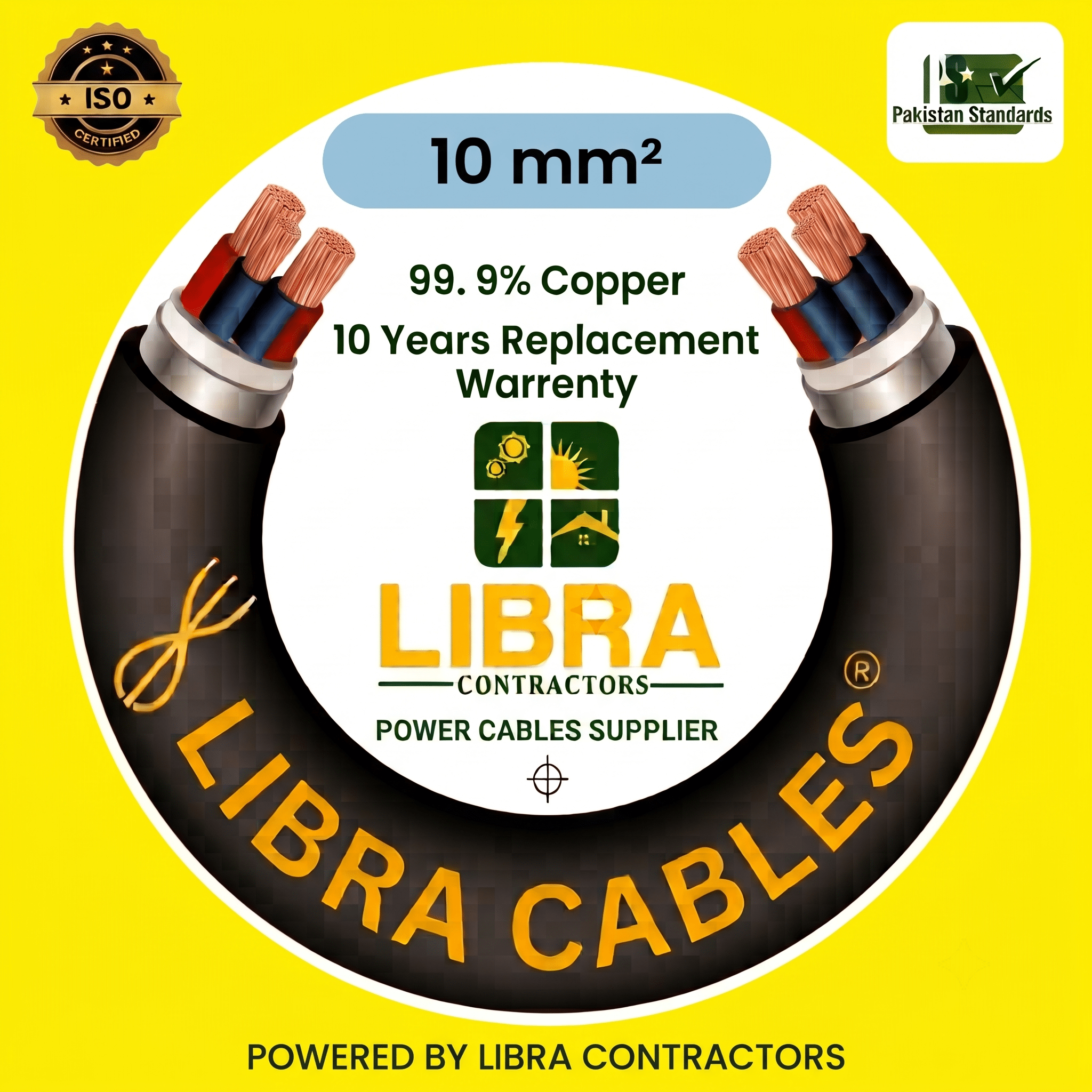 Libra Cables 10mm copper wire 450/750V