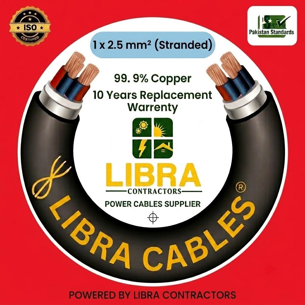 Libra Cables 2.5mm stranded cable 450/750V