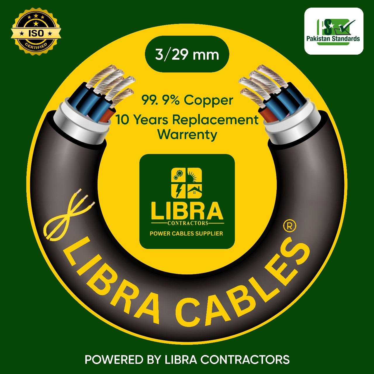 Libra Cables 3/.029 copper wire 250/440V