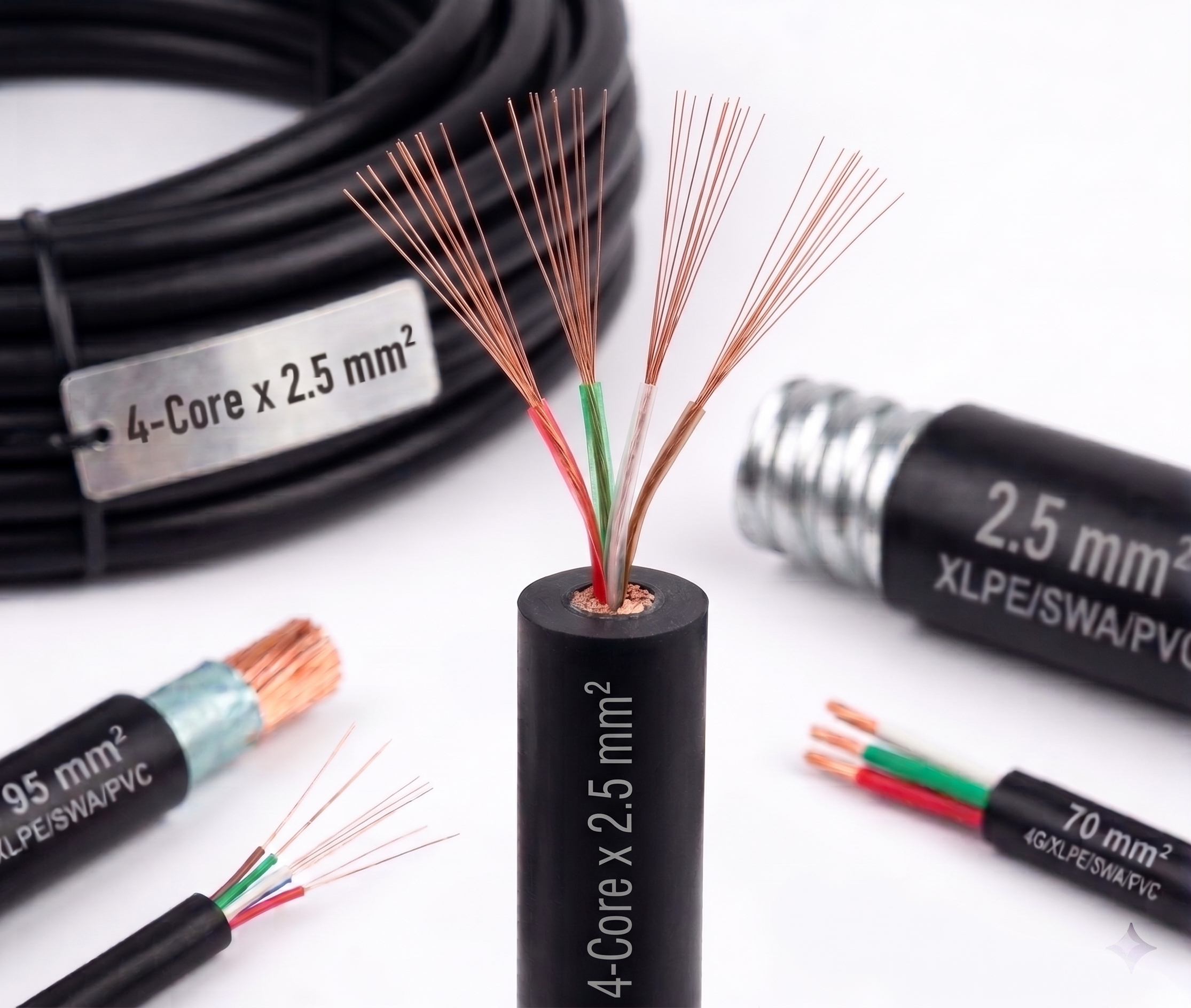 Fast Cables 4 Core 2.5mm cable