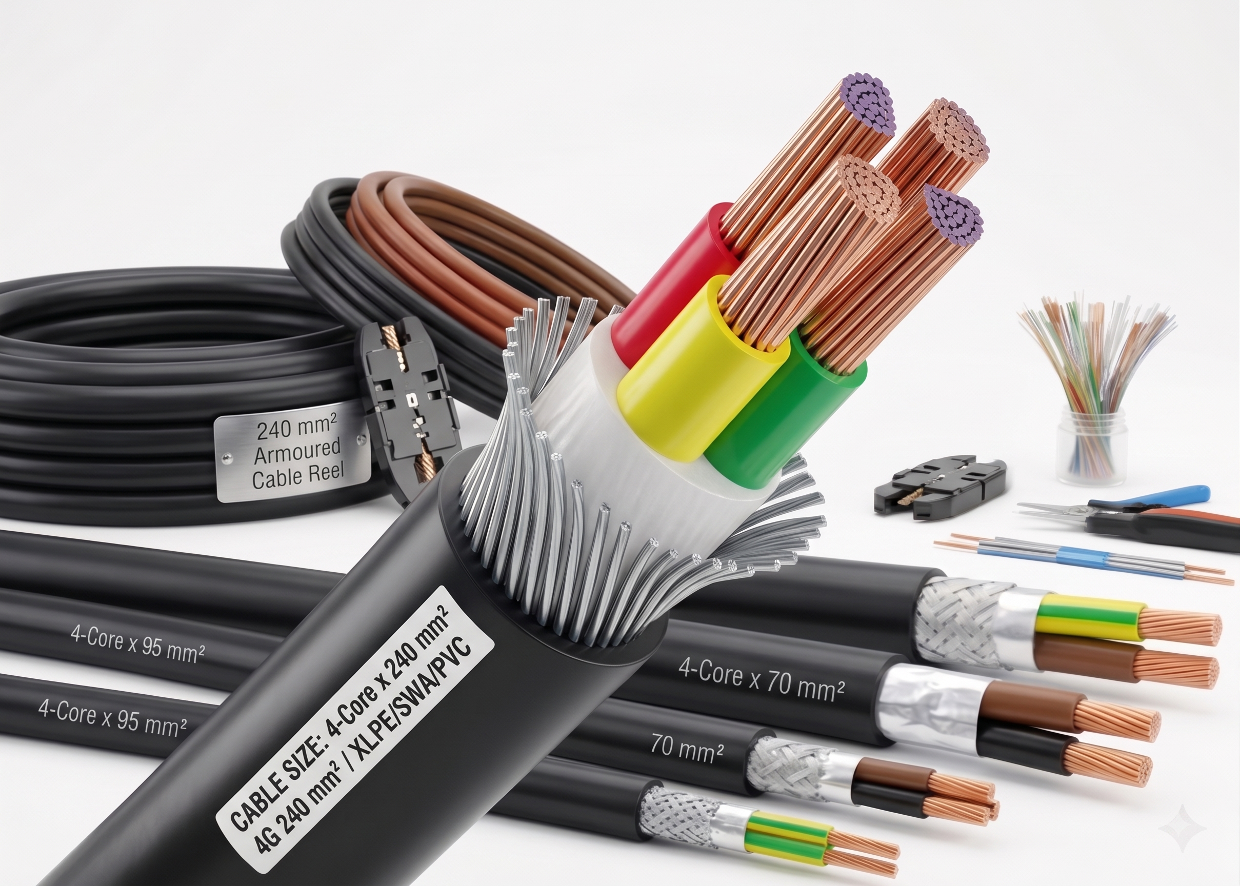Fast Cables 4 Core 240mm cable