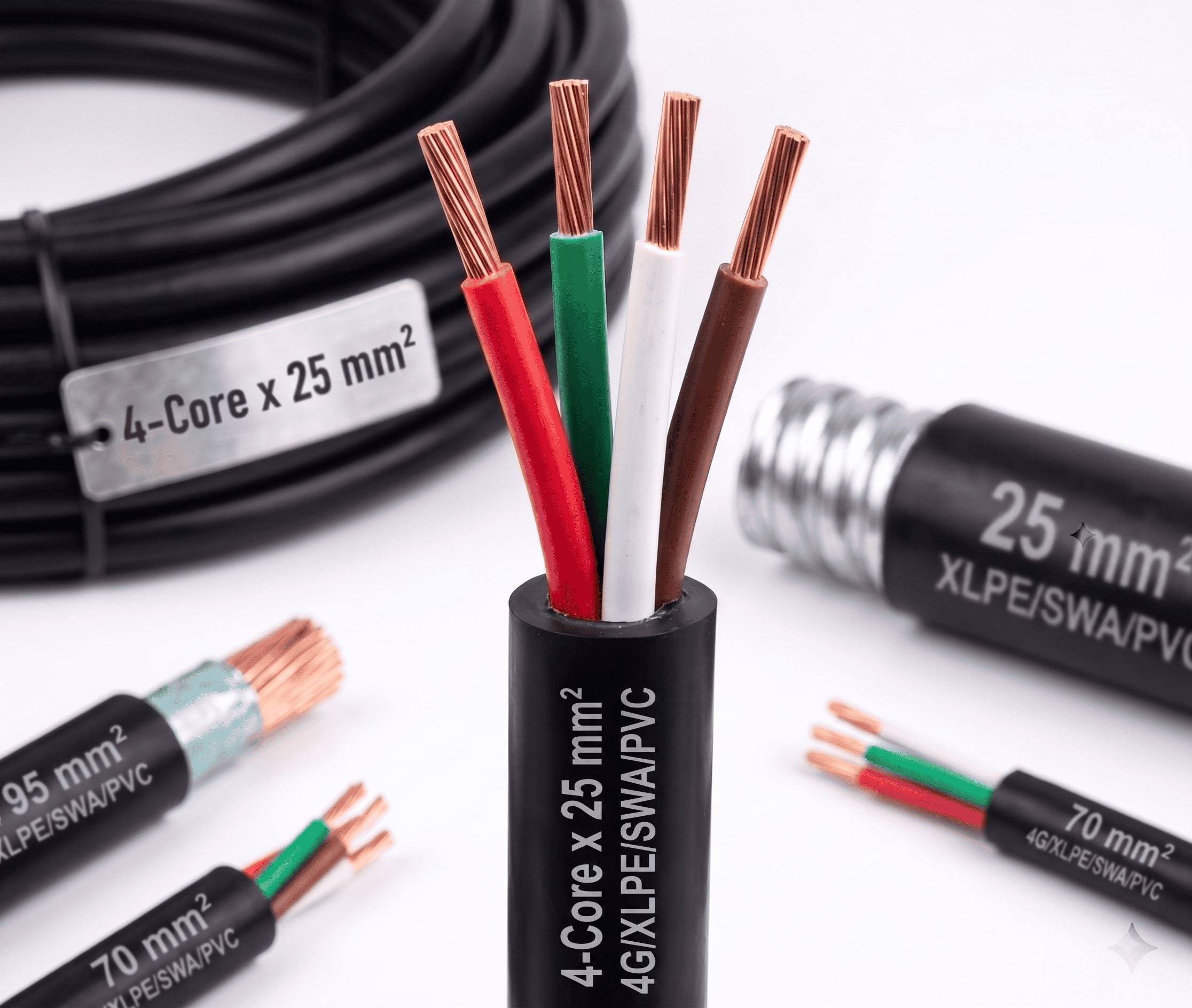 Fast Cables 4 Core 25mm cable