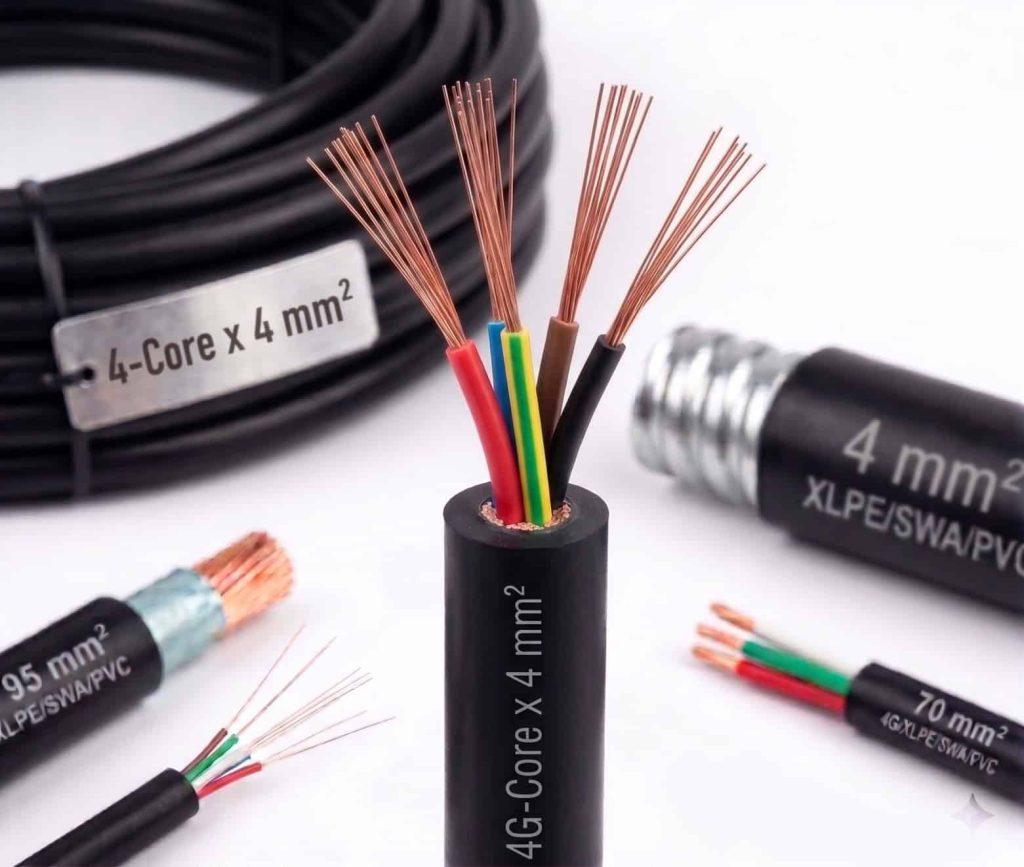 Libra Cables 4 core 4 mm² power cable in Pakistan