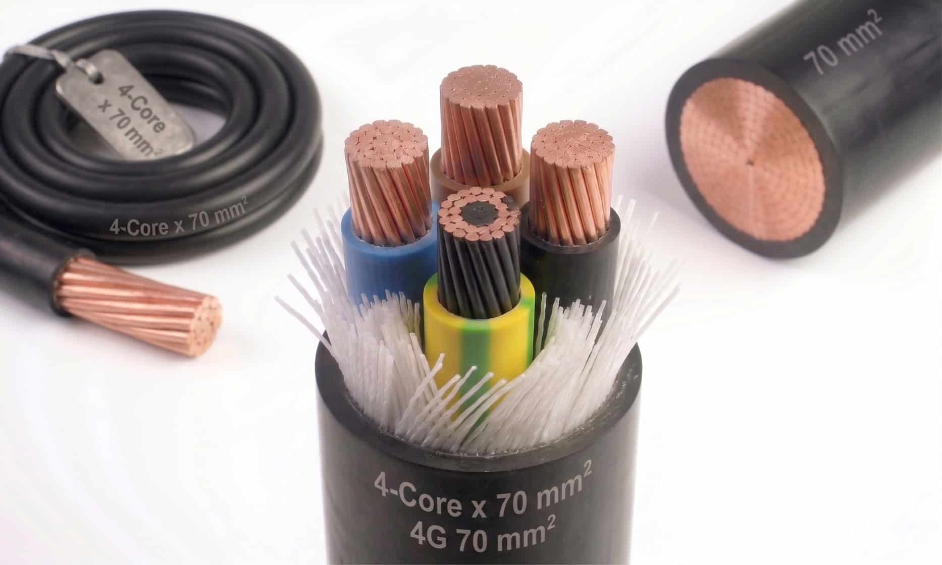 Libra Cables 4 Core 70mm cable